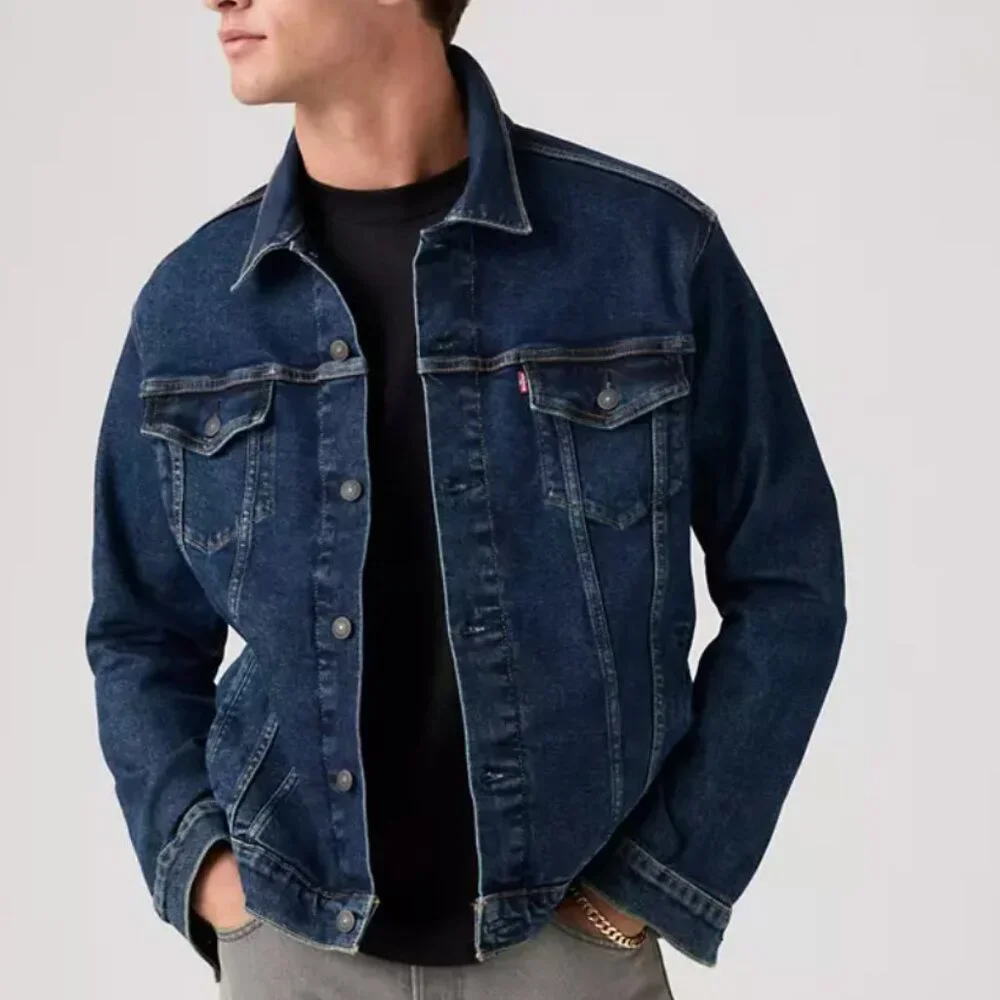 Levi's Trucker Jacket, Colusa - Medium Wash, Size Medium, EUC